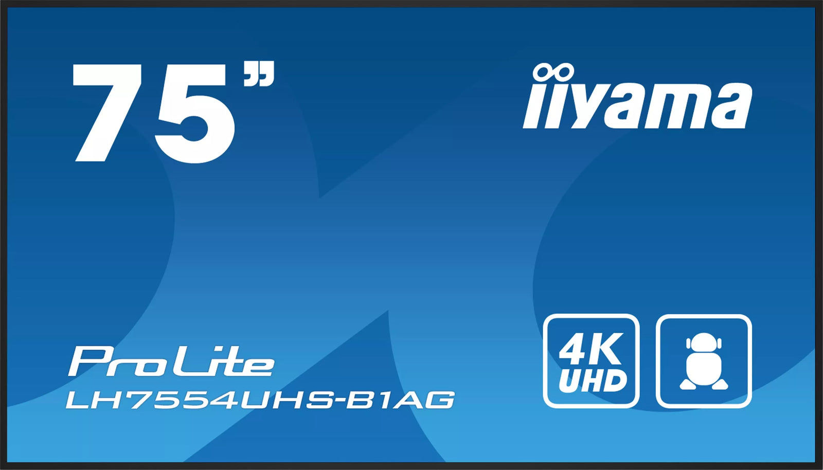 iiyama ProLite LH7554UHS-B1AG 75" 4K Professional Digital Signage Digital Signage Display iiyama