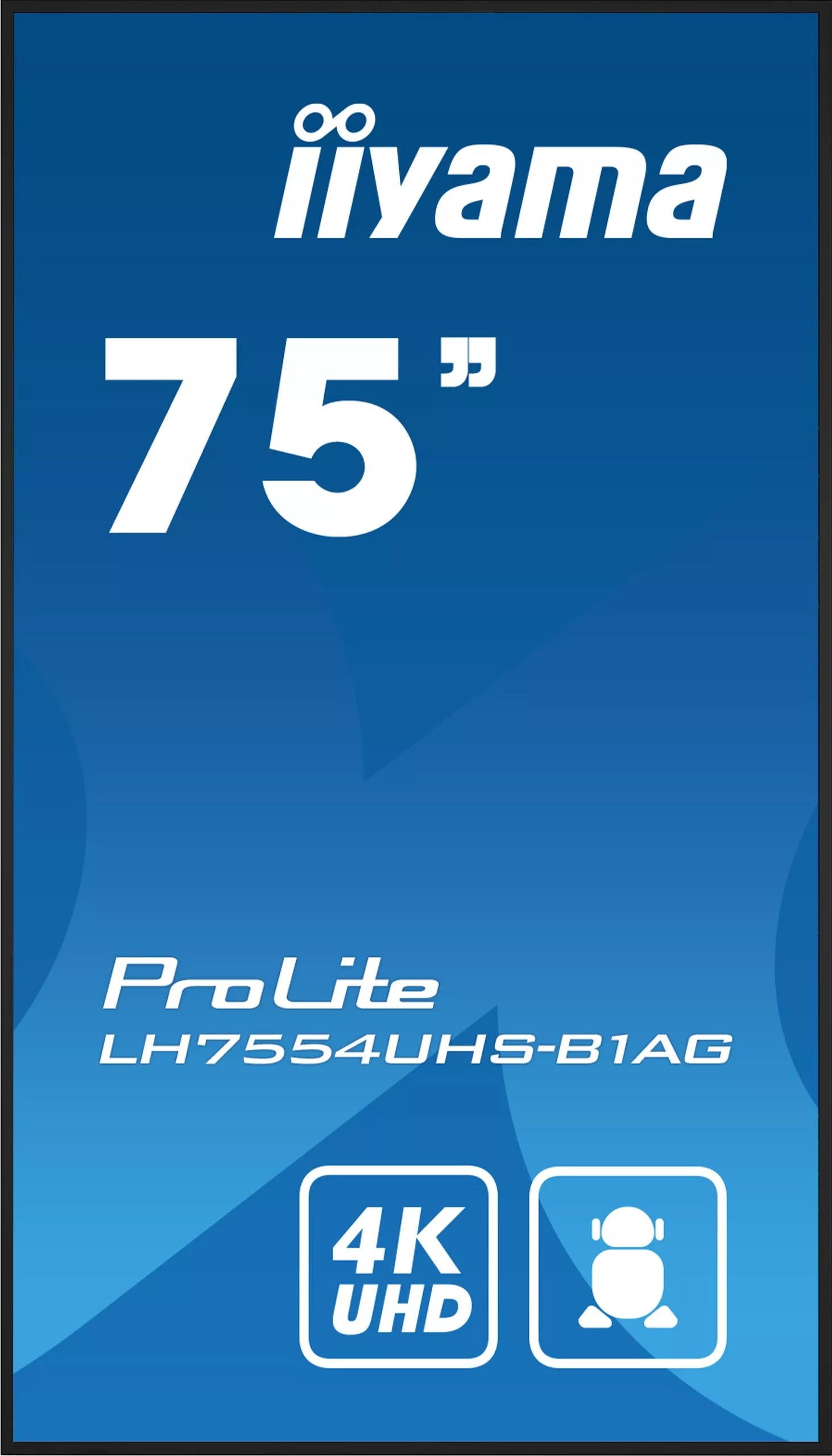 iiyama ProLite LH7554UHS-B1AG 75" 4K Professional Digital Signage Digital Signage Display iiyama