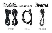 iiyama ProLite LH8654UHS-B1AG 86" 4K Professional Digital Signage Digital Signage Display iiyama