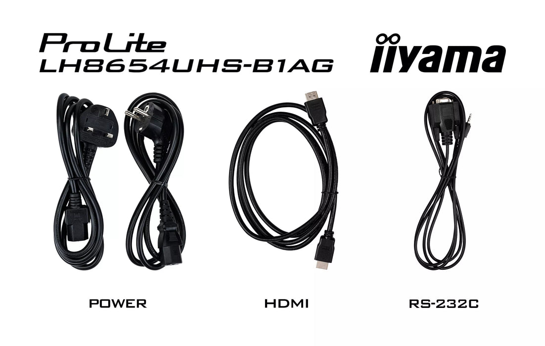iiyama ProLite LH8654UHS-B1AG 86" 4K Professional Digital Signage