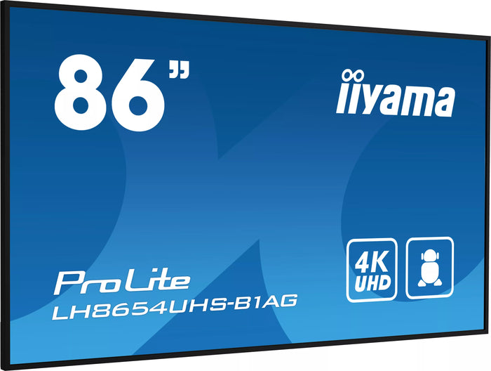 iiyama ProLite LH8654UHS-B1AG 86" 4K Professional Digital Signage Digital Signage Display iiyama