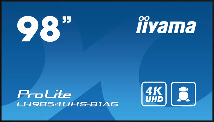 iiyama ProLite LH9854UHS-B1AG 98" 4K UHD Professional Digital Signage Display Digital Signage Display iiyama