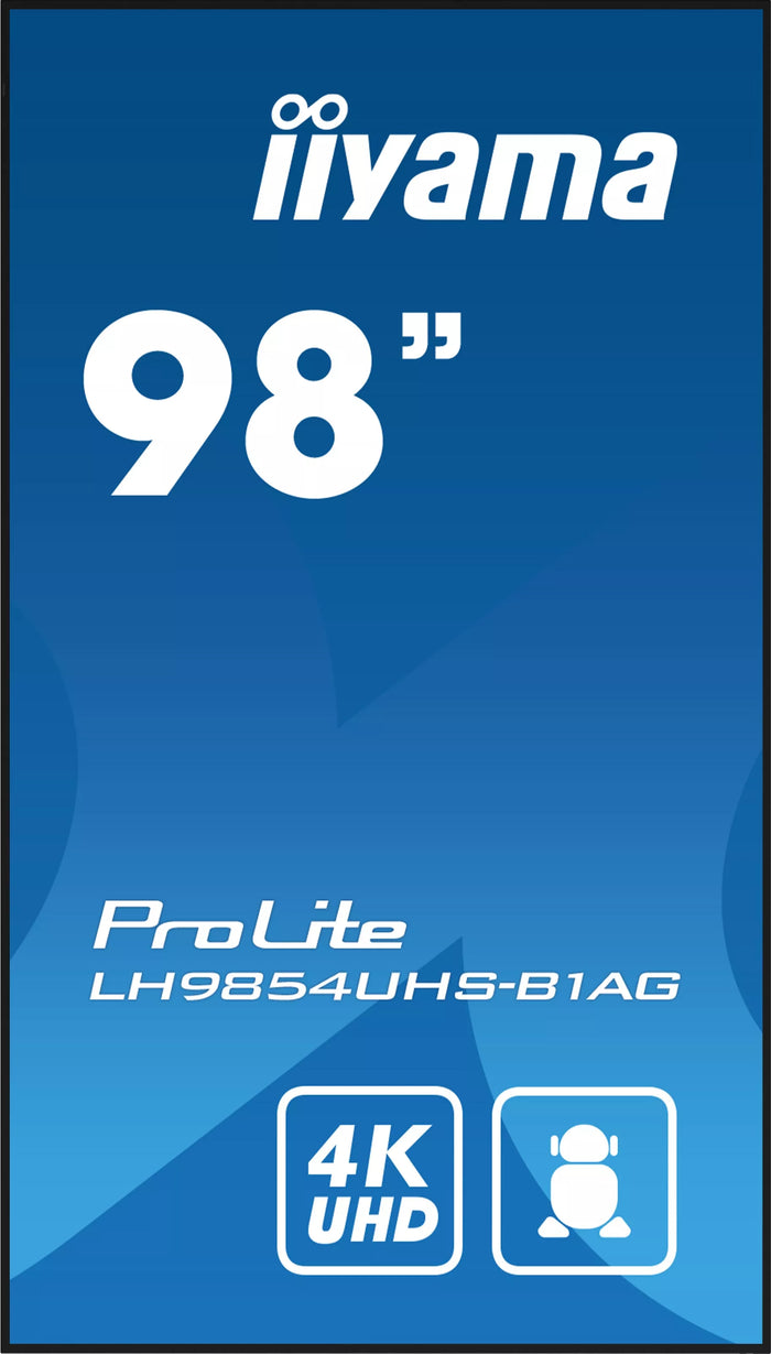 iiyama ProLite LH9854UHS-B1AG 98" 4K UHD Professional Digital Signage Display Digital Signage Display iiyama
