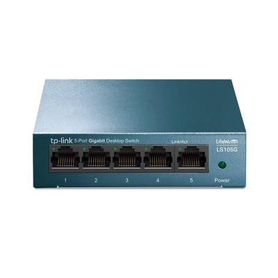 TP-Link LS105G 5-Port 10/100/1000Mbps Desktop Network Switch TP-Link Switches TP-Link