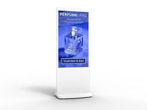 55" Freestanding Digital PCAP Touch Screen Posters Freestanding Digital Signage Display ScreenMoove