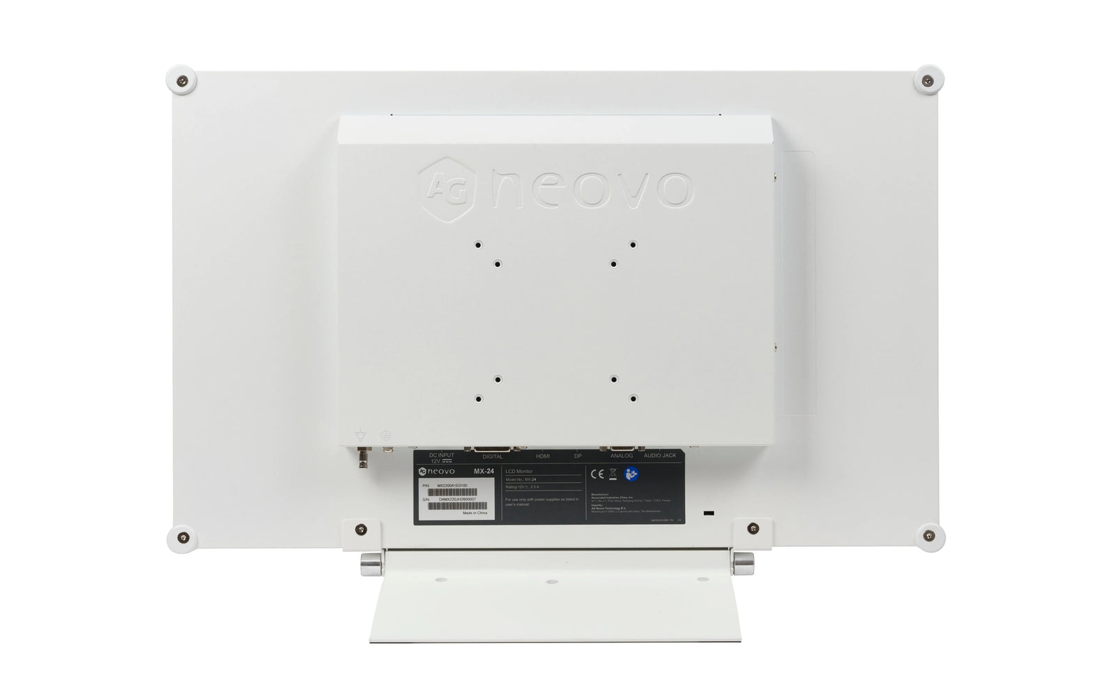AG Neovo MX-24 Healthcare Monitors - 24" 1080P Dicom Compatible Monitor Desktop Monitor AG Neovo