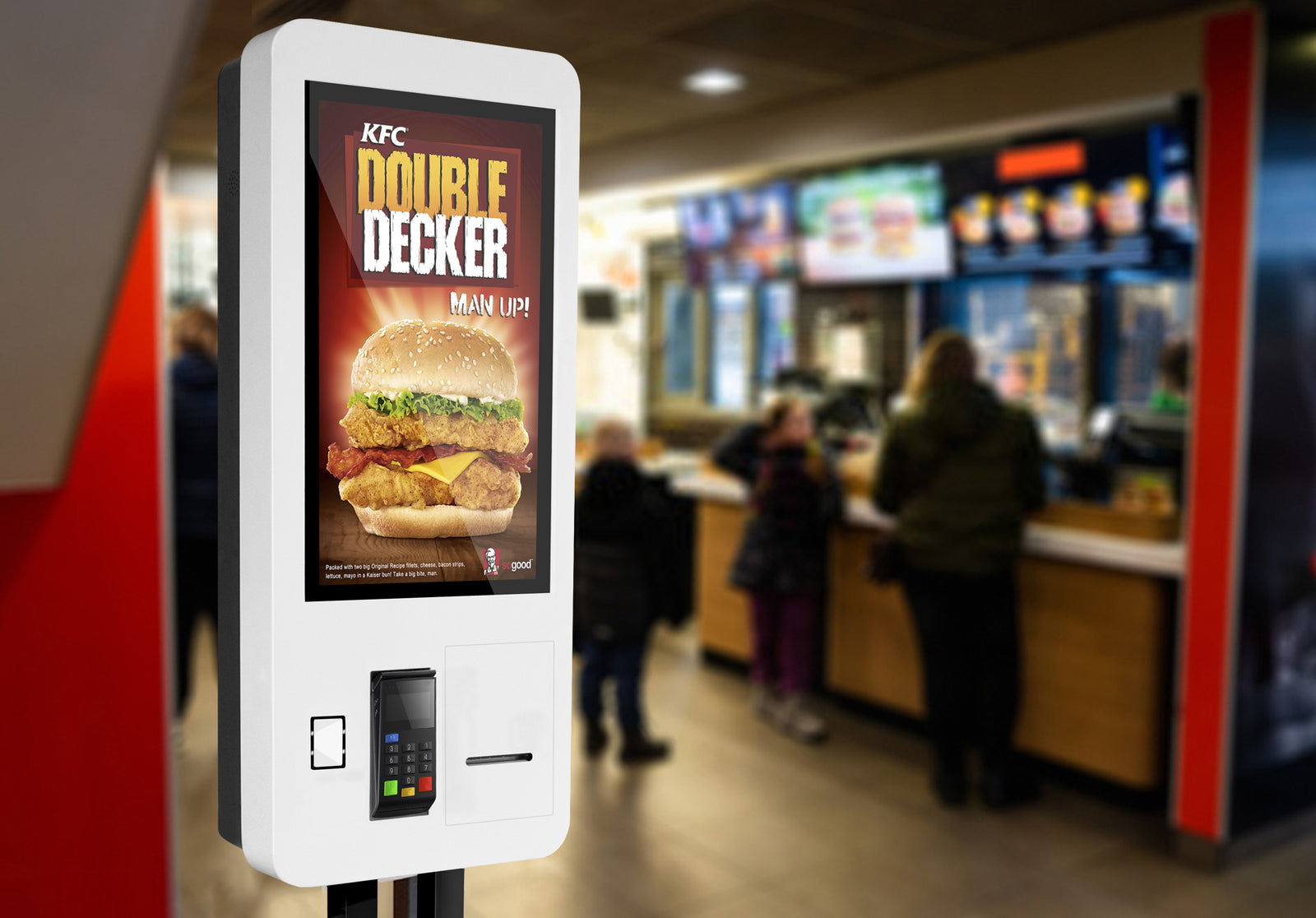Self Service Ordering Kiosk for Takeaways Self-Service Kiosk ScreenMoove