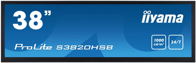 iiyama ProLite S3820HSB-B1 38" Stretched Digital Signage Display ScreenMoove Stretched Bar Displays iiyama
