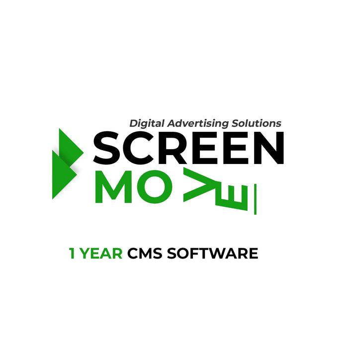 Digital Signage Software (Copy) Software License Screen Moove Services 1-Year (Per Device) Standard - Full License