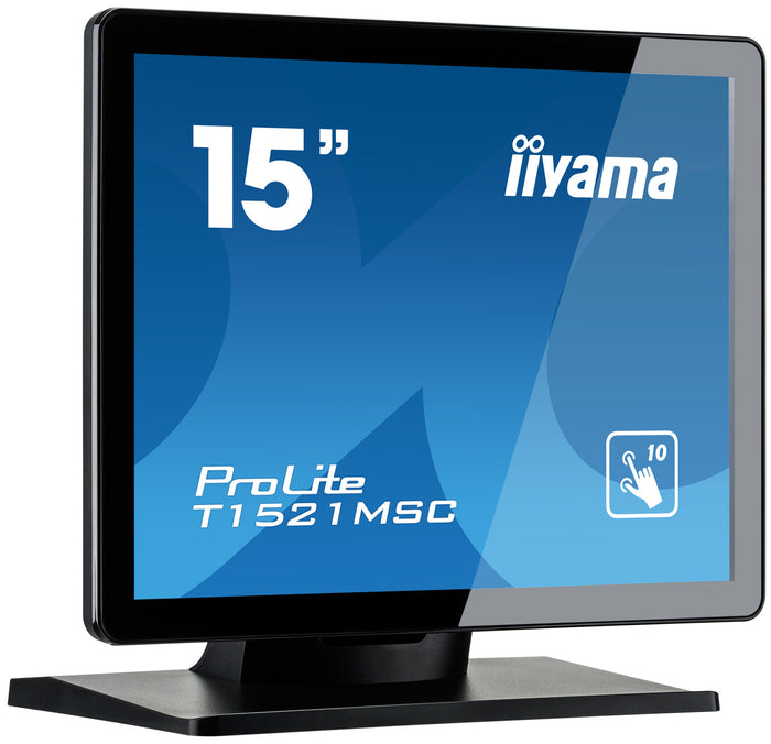 iiyama ProLite T1521MSC-B1 15" PCAP Touch Screen Monitor Touchscreen Monitor iiyama