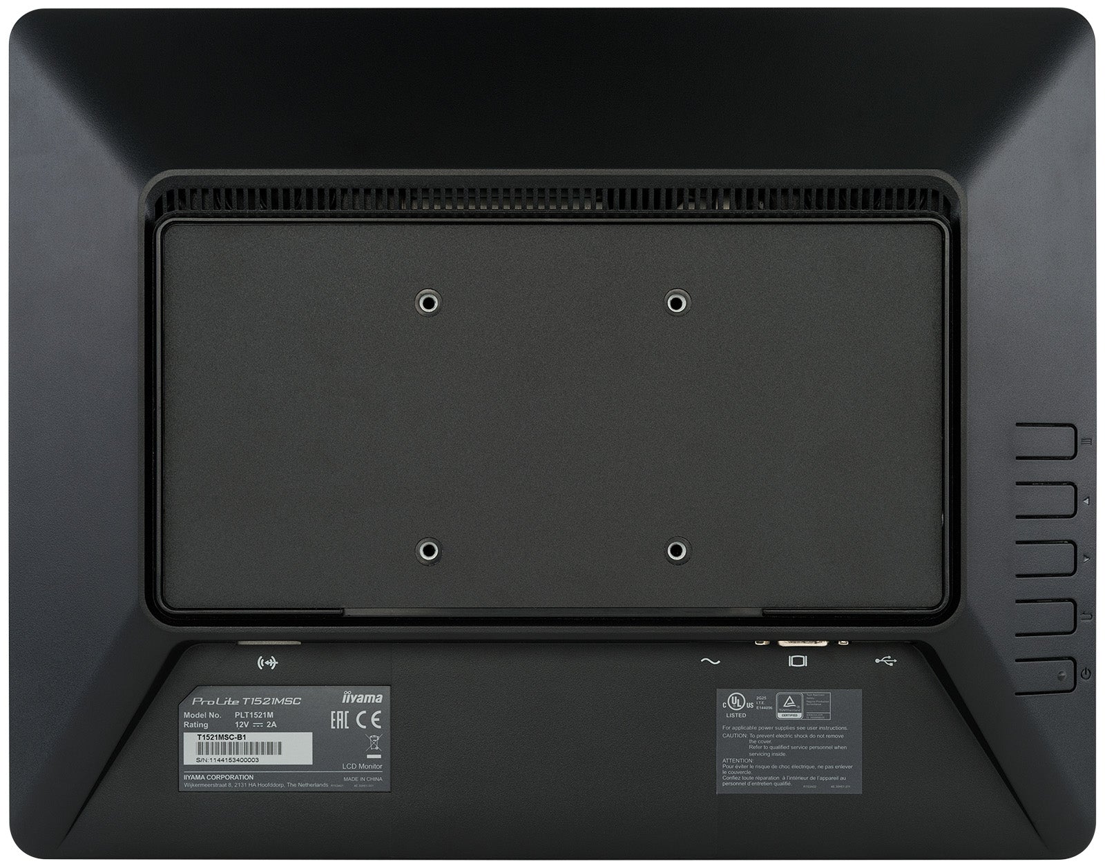iiyama ProLite T1521MSC-B1 15" PCAP Touch Screen Monitor Touchscreen Monitor iiyama