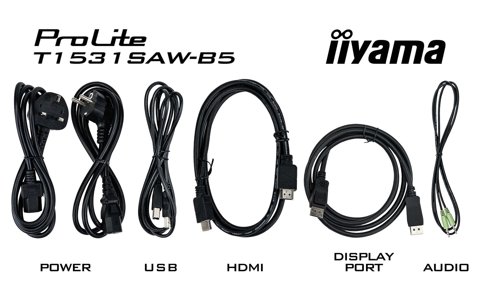 iiyama ProLite T1531SAW-B5 15" SAW Touch Screen Monitor Touchscreen Monitor iiyama
