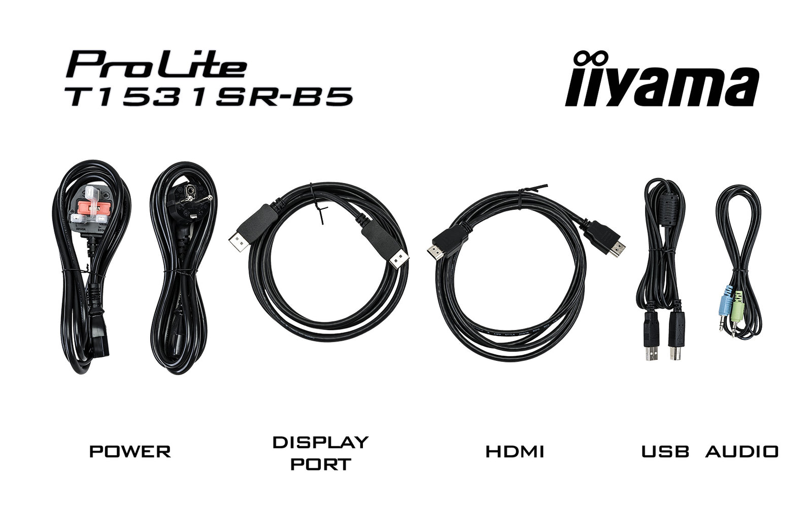 iiyama ProLite T1531SR-B5 15” Resistive Touch Screen Monitor Touchscreen Monitor iiyama