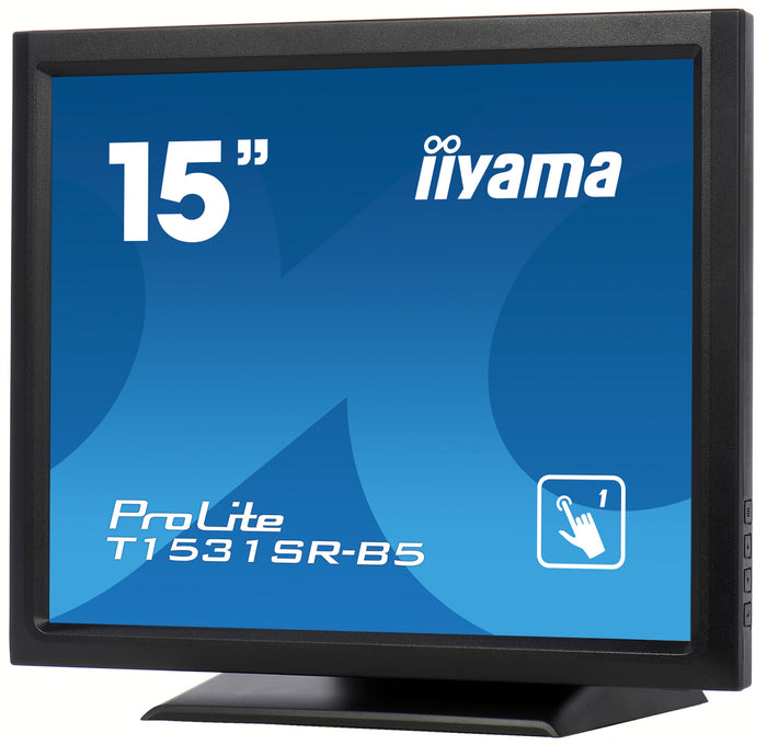 iiyama ProLite T1531SR-B5 15” Resistive Touch Screen Monitor Touchscreen Monitor iiyama