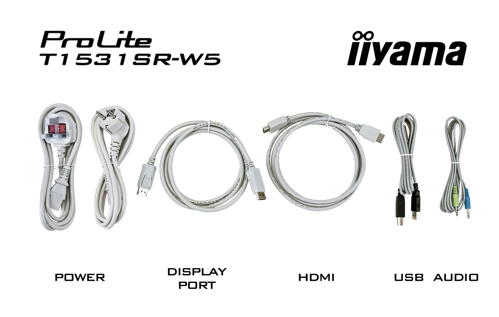 iiyama ProLite T1531SR-W5 15" 5-wire Resistive Touchscreen Monitor Touchscreen Monitor iiyama