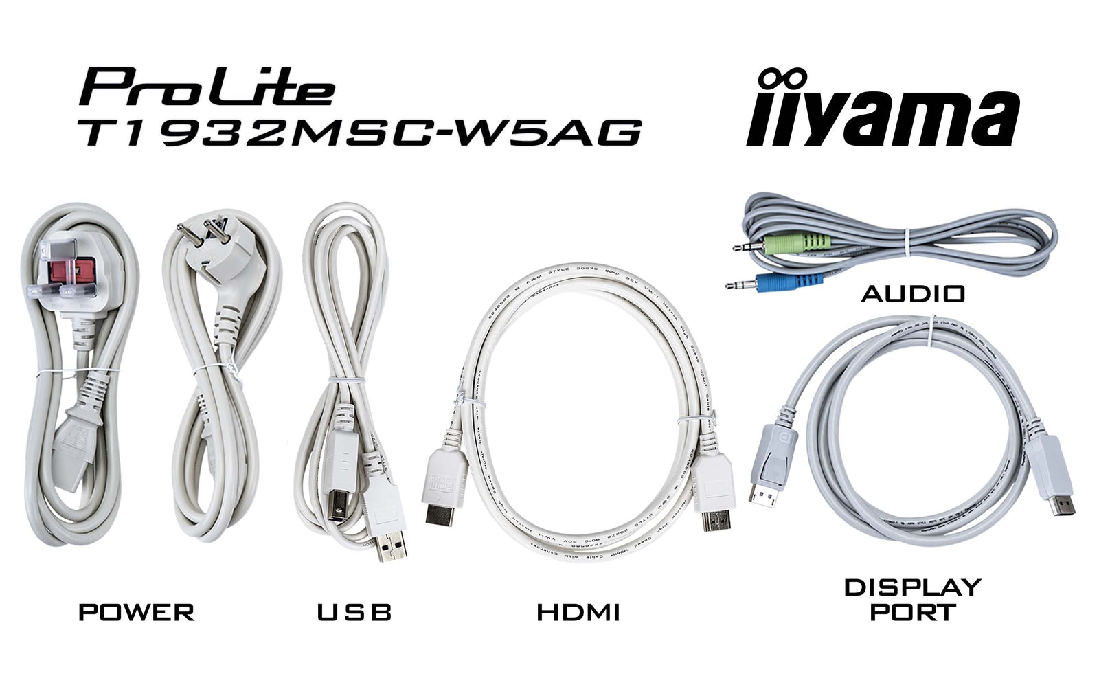 iiyama ProLite T1932MSC-W5AG 19" PCAP Touch Screen Monitor Touchscreen Monitor iiyama