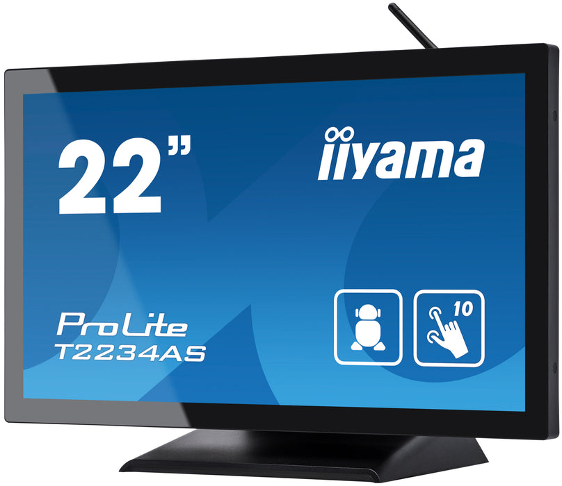 iiyama ProLite T2234As-B1 - 10pt PCAP 22" Touchscreen Monitor Android OS