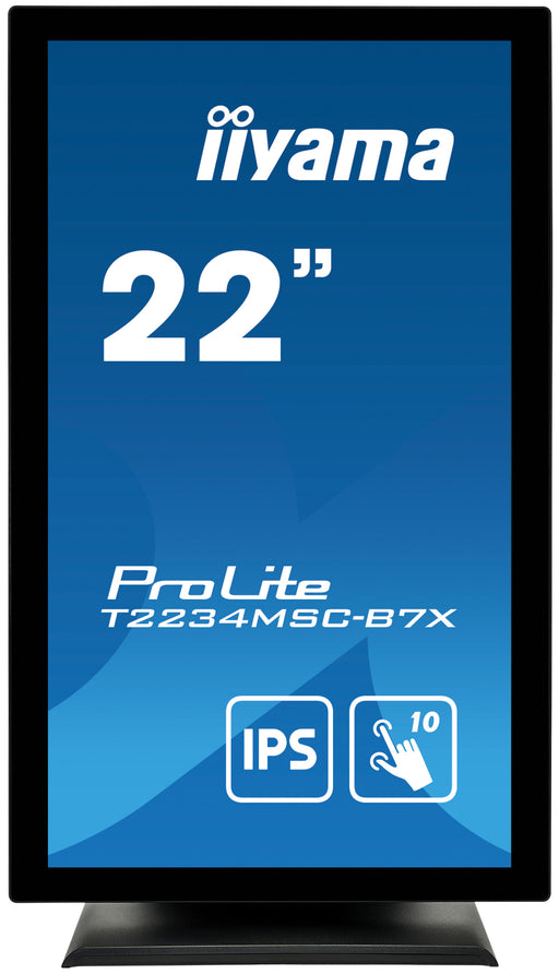 iiyama ProLite T2234MSC-B7X - 10pt PCAP 21.5" Touchscreen Monitor