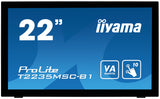 iiyama ProLite T2235MSC-B1 22" PCAP Touchscreen Monitor