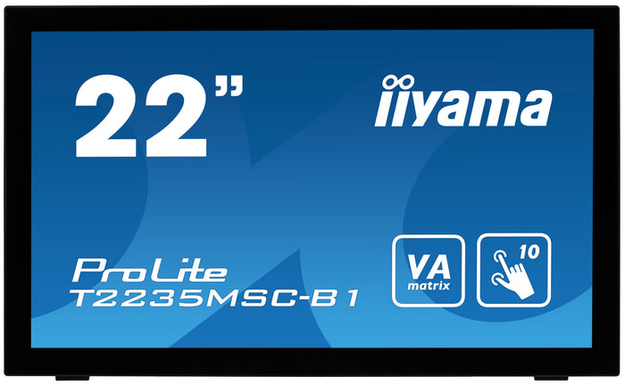iiyama ProLite T2235MSC-B1 22" PCAP Touchscreen Monitor Touchscreen Monitor iiyama