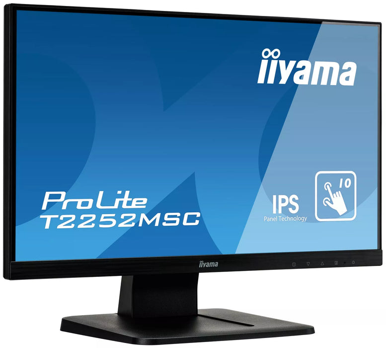 iiyama ProLite T2252MSC-B1 - 10pt PCAP IPS 22" Touchscreen Monitor