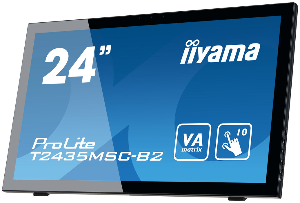iiyama ProLite T2435MSC-B2 - 10pt PCAP 24" Touchscreen Monitor