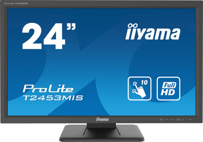 iiyama ProLite T2453MIS-B1 24" - 10 Point Touch Screen Monitor Touchscreen Monitor iiyama