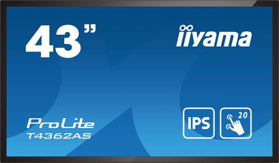 iiyama ProLite T4362AS-B1 43" All-in-one PCAP Interactive Display iiyama Business Touchscreen iiyama