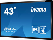 iiyama ProLite T4362AS-B1 43" All-in-one PCAP Interactive Display Touchscreen Monitor iiyama