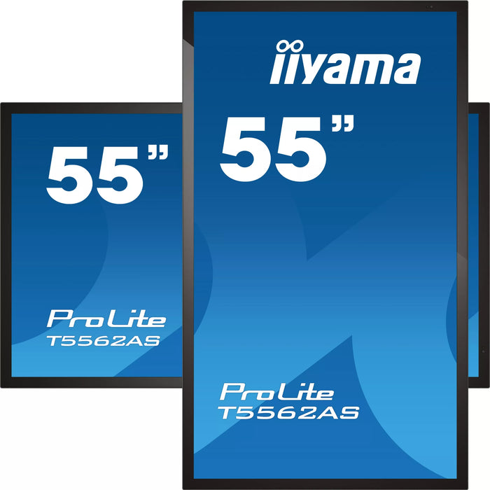 iiyama ProLite T5562AS-B1 - 20pt PCAP 55" Business Interactive Touchscreen Display