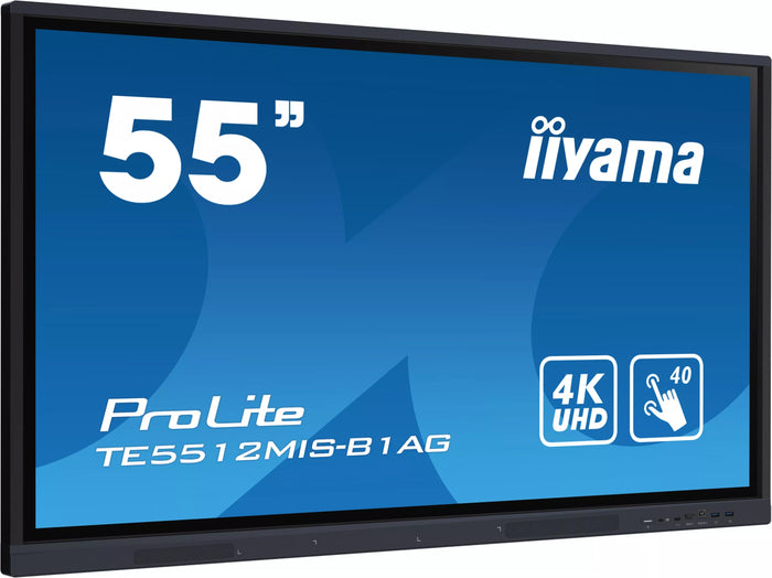 iiyama ProLite TE5512MIS-B1AG 55" 4K UHD Interactive Touch Screen Display Interactive Touchscreen Display iiyama