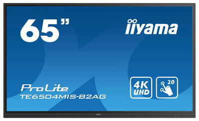 iiyama ProLite TE6504MIS-B2AG 65" 4K UHD LCD Interactive Touch Screen Display iiyama Interactive Touchscreen Display iiyama
