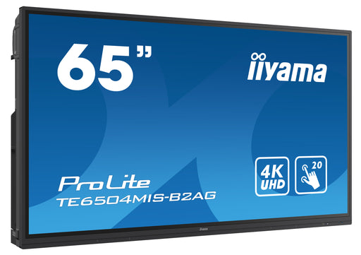 iiyama ProLite TE6504MIS-B2AG 65’’ 4K Interactive Touchscreen Display.