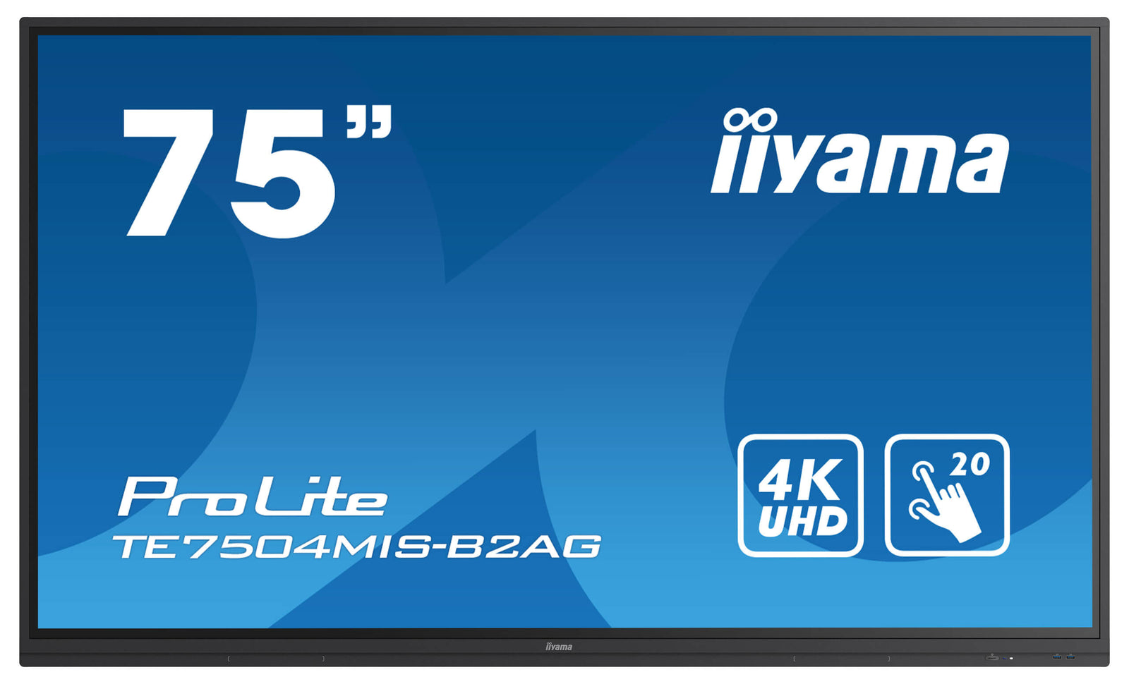 iiyama ProLite TE7504MIS-B2AG 75" 4K UHD LCD Interactive Touch Screen Display Interactive Touchscreen Display iiyama