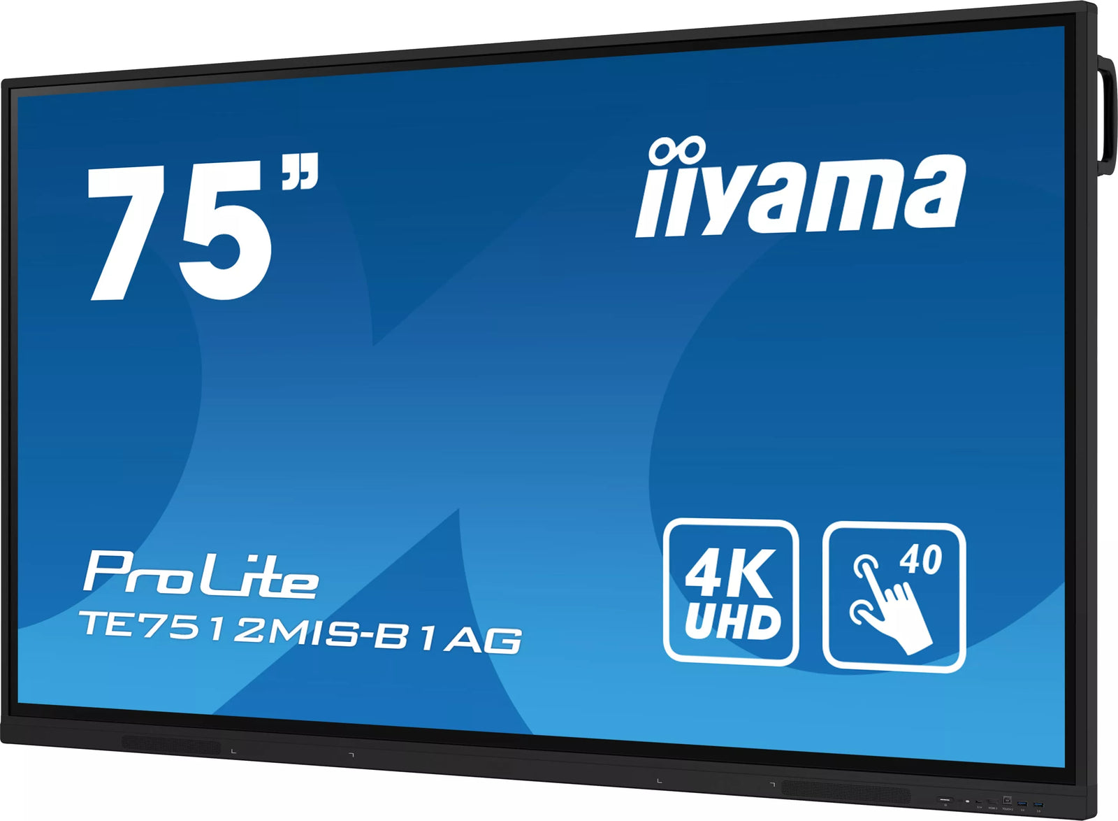 iiyama ProLite TE7512MIS-B1AG 75" 4K UHD Interactive Touchscreen Display Interactive Touchscreen Display iiyama