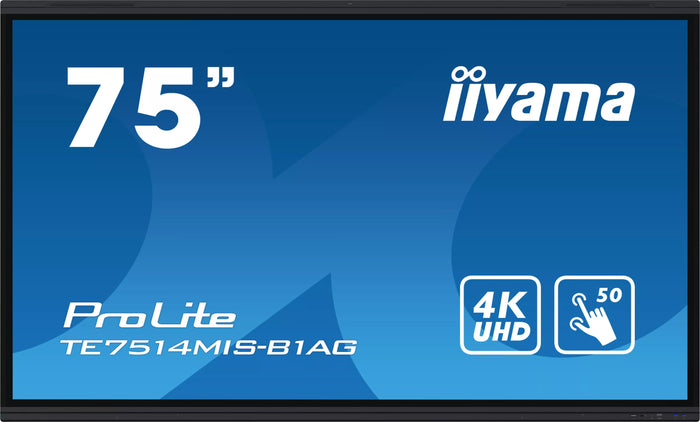 iiyama ProLite TE7514MIS-B1AG 75" 4K LCD Interactive Touchscreen Display Interactive Touchscreen Display iiyama