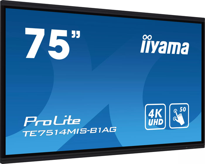 iiyama ProLite TE7514MIS-B1AG 75" 4K LCD Interactive Touchscreen Display Interactive Touchscreen Display iiyama
