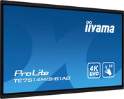 iiyama ProLite TE7514MIS-B1AG 75" 4K LCD Interactive Touchscreen Display Interactive Touchscreen Display iiyama