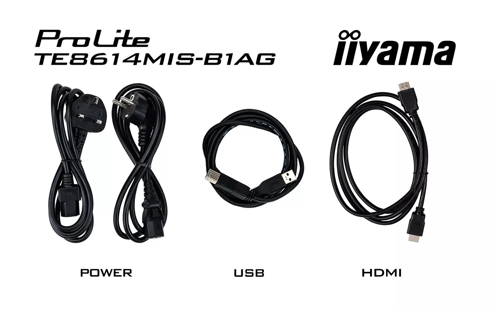 iiyama ProLite TE8614MIS-B1AG 86" 4K LCD Interactive Touchscreen Display Interactive Touchscreen Display iiyama