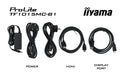 iiyama ProLite TF1015MC-B1 10.1" PCAP Touch Screen Monitor Touchscreen Monitor iiyama