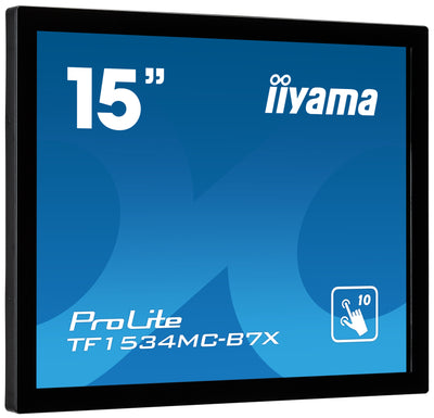 iiyama ProLite TF1534MC-B7X - 10pt PCAP 15" Open Frame Touchscreen Monitor Touchscreen Monitor iiyama