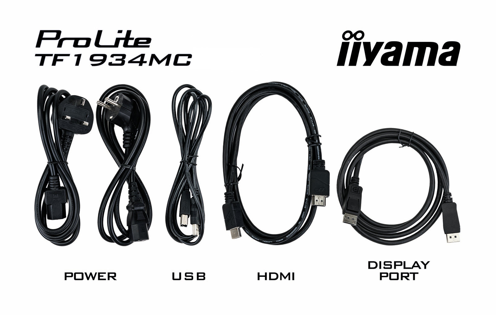 iiyama ProLite TF1934MC-B7X - 10pt PCAP 19" Open Frame Touchscreen Monitor Touchscreen Monitor iiyama