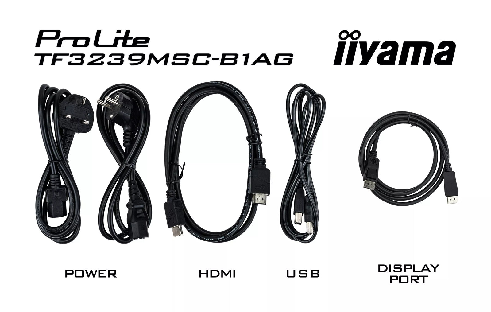 iiyama ProLite TF3239MSC-B1AG - 12pt PCAP 32" Open Frame Touchscreen Display Touchscreen Monitor iiyama