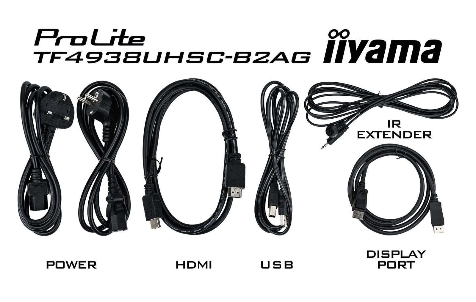 iiyama ProLite TF4938UHSC-B2AG - 15pt PCAP 49" Open Frame Touchscreen Display Touchscreen Monitor iiyama