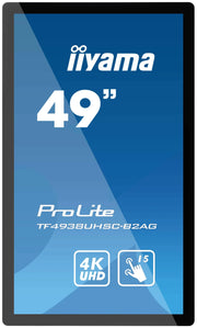 iiyama ProLite TF4938UHSC-B2AG - 15pt PCAP 49" Open Frame Touchscreen Display Touchscreen Monitor iiyama