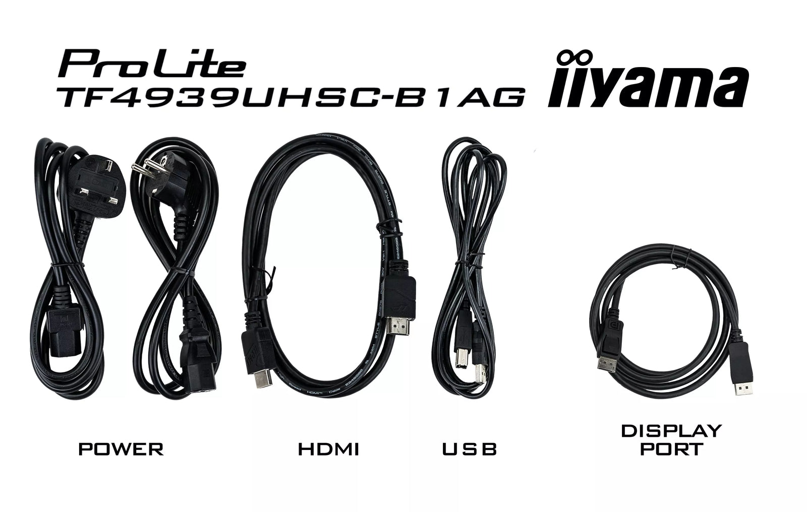 iiyama ProLite TF4939UHSC-B1AG - 12pt PCAP 49" Open Frame Touchscreen Display Touchscreen Monitor iiyama