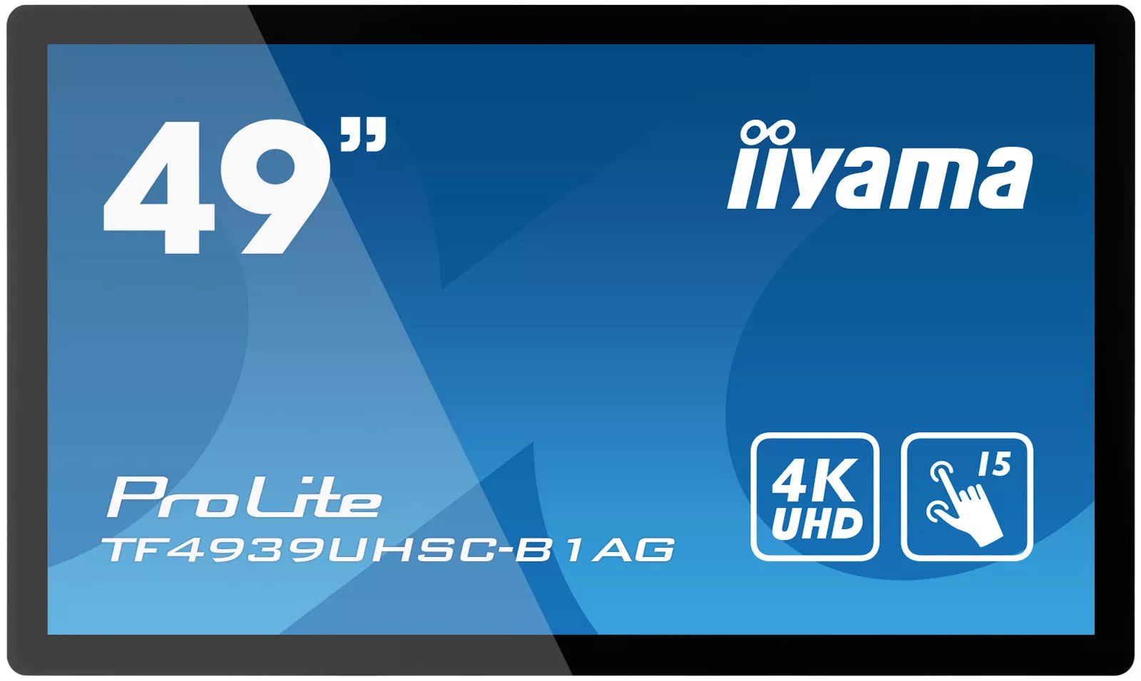 iiyama ProLite TF4939UHSC-B1AG - 12pt PCAP 49" Open Frame Touchscreen Display Touchscreen Monitor iiyama