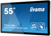 iiyama ProLite TF5539UHSC-B1AG - 15pt PCAP 55" Open Frame Touchscreen Display Touchscreen Monitor iiyama
