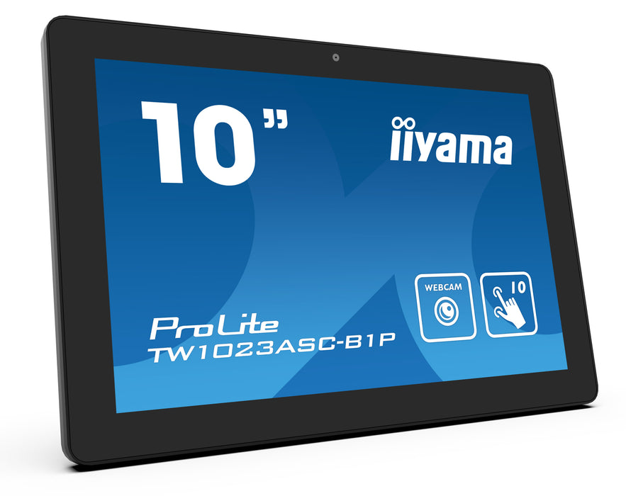 iiyama ProLite TW1023ASC-B1P - 10pt PCAP Android 10" POE Touch Screen Monitor