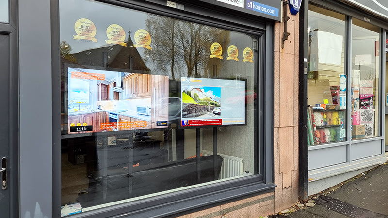 Ultra High Brightness Window Display - 3500cd/m2 Candela